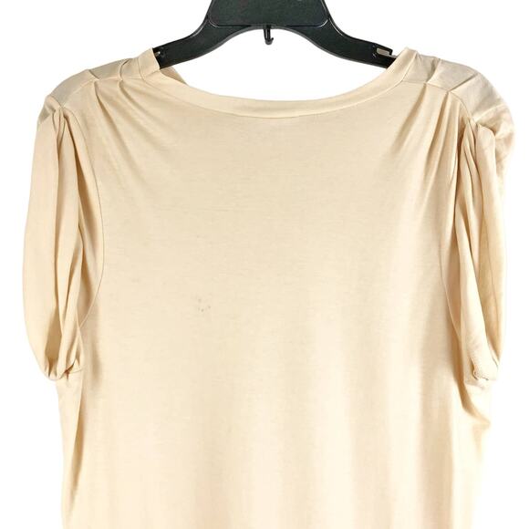 John Elliot Womens TShirt Dress Small Cream Alabaster  Sleeveless Pullover NWOT - Picture 5 of 11